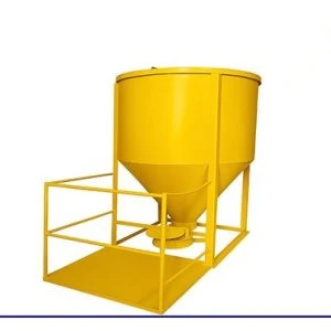 باکت بتنریزی ۱۵۰۰ لیتری تخلیه از زیر اهرمی با جای نفر